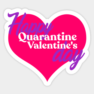 Happy Quarantine Valentine's Day Sticker